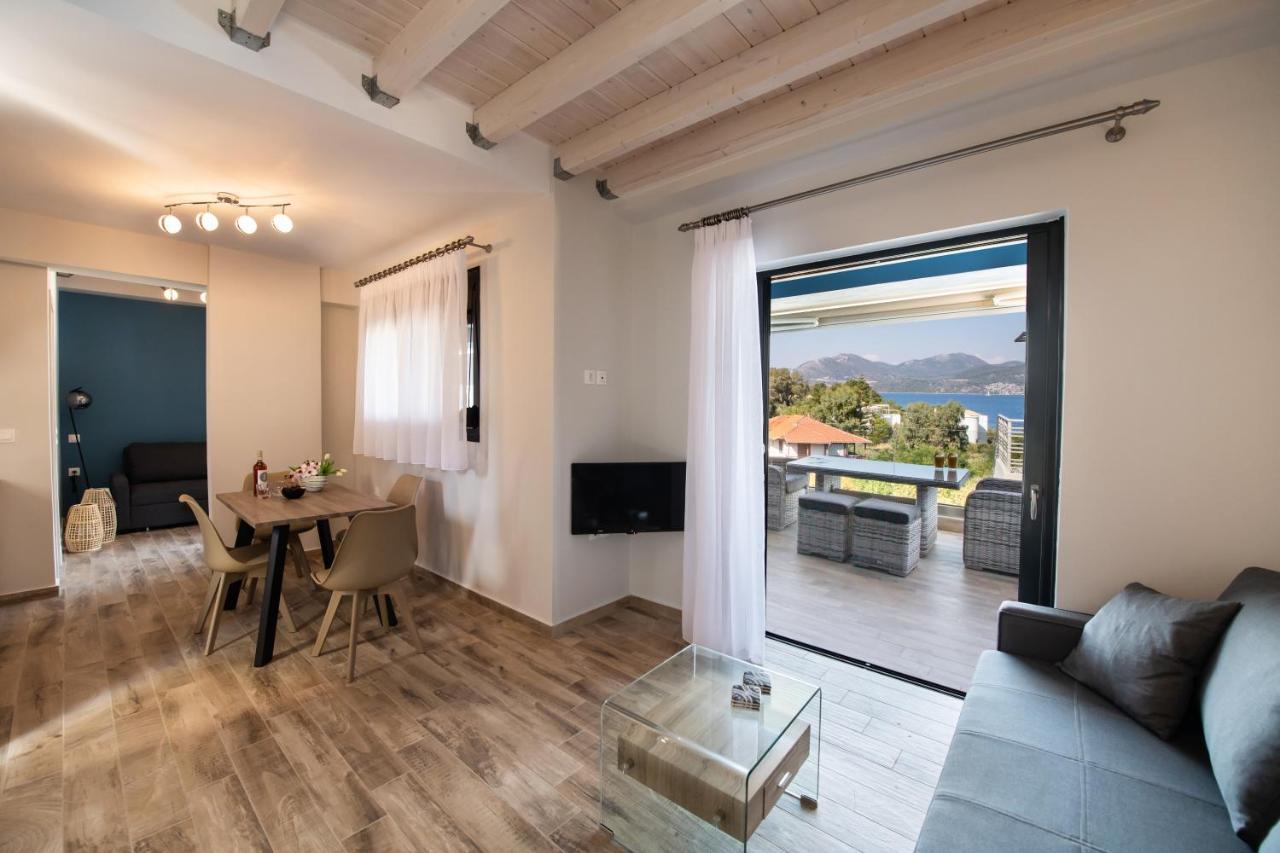 Blue House Luxury Apartment Nikiána Kültér fotó
